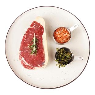 澳洲安格斯西冷牛排原切进口谷饲M3儿童雪花牛扒健身低脂沙朗牛肉