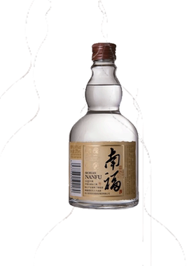 四川南福375ml纯粮浓香45度白酒