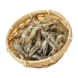 微山湖小河虾淡水新鲜活体速冻保鲜冷冻大号鲜青虾醉虾大草虾鱼食