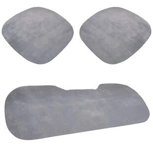 冬季短毛绒保暖汽车坐垫三件套单片防滑车座垫座椅垫后排车垫简约