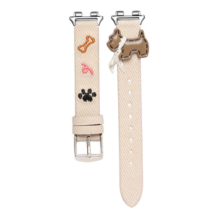 适用华为手环11/10表带秋冬新款牛仔真皮手带9nfc版高颜值腕带band8高级感女专用7/6pro智能运动荣耀十代表链