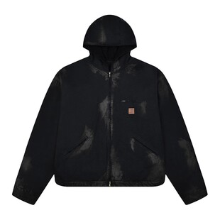 Grailz Project G/R重工泥染水洗做旧工装夹克美式休闲连帽外套