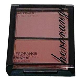 扫哪嘭哪!双色哑光高光提亮脸部腮红泪沟凹陷白色面部遮瑕修容盘