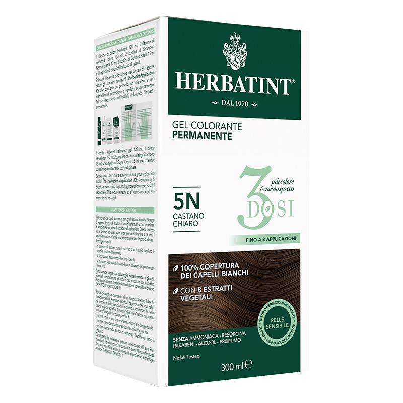 Herbatint荷碧汀天然纯植物染发剂自己在家染发膏遮盖白发300ml