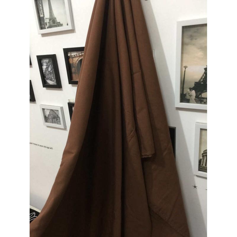 咖啡色面料布料纯色婚庆摄影浅布盖深挂桌布服装巧克力布背景棕