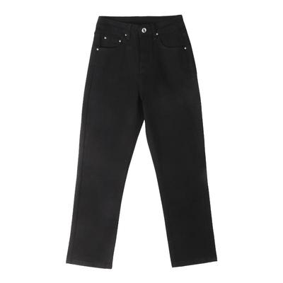 直筒牛仔裤女秋冬2025新款裤子