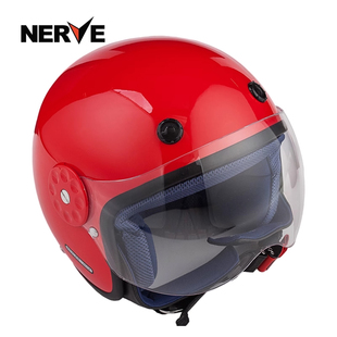 NERVE儿童盔凯夫拉摩托车儿童头盔男女春夏四季小孩宝宝卡通半盔