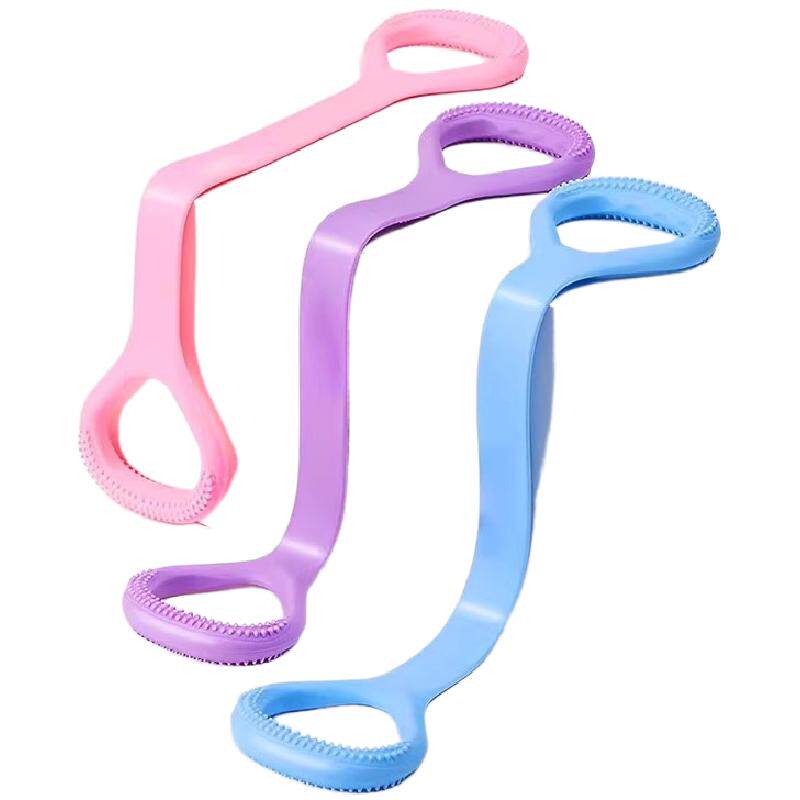 八字拉力器开背健身女拉伸带弹力带锻练器材家用开肩美背瑜伽神器