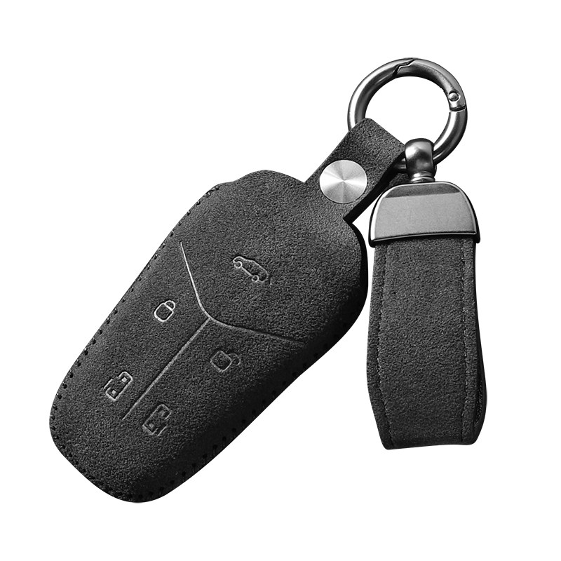 岚图梦想家钥匙套材质Alcantara