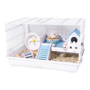 仓鼠笼子便宜大的金丝熊超大豪华别墅专用60基础笼双层窝用品大全