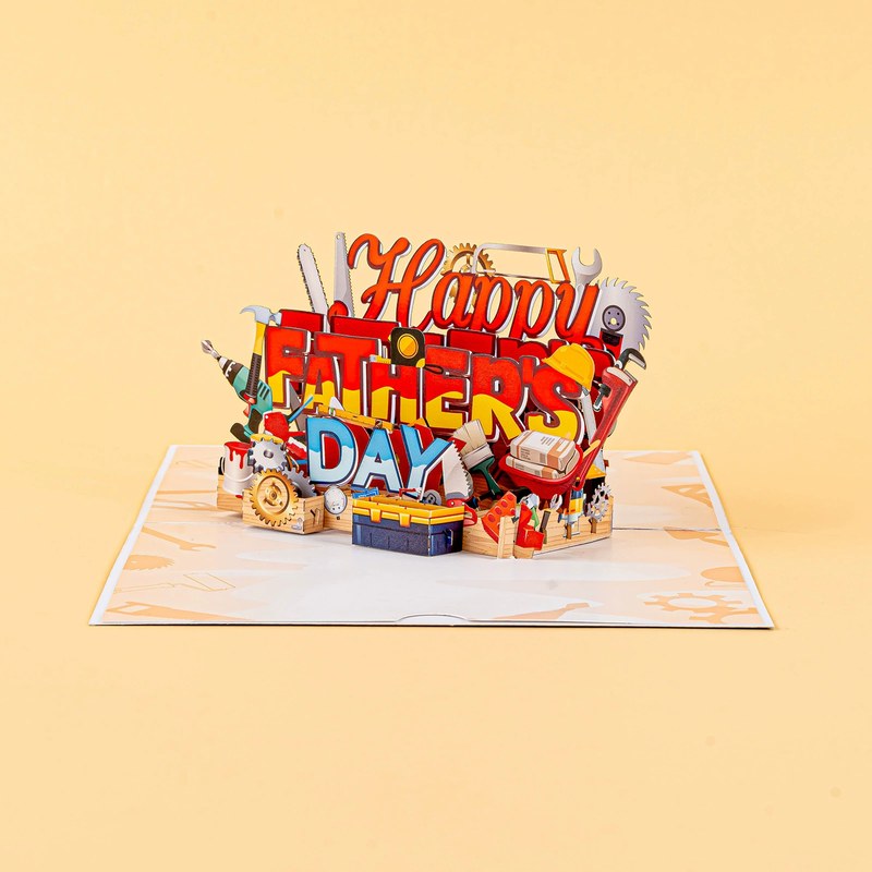 2025年新款父亲节3d立体贺卡给爸爸的特别礼物
