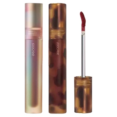 Joocyee酵色唇釉哑光唇泥v05杏仁肉桂琥珀镜面唇釉mini显白口红女