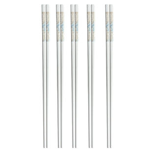 景德镇轻奢精致陶瓷筷天然健康防滑防霉防菌高温瓷碗筷子家用餐具