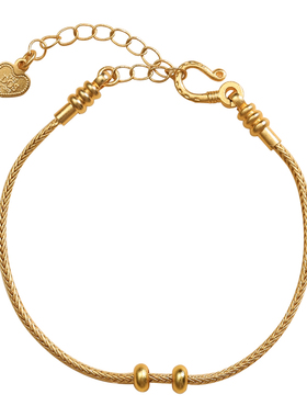 万能串珠手链女可穿珠黄金转运珠盘缠貔貅路路通手绳diy配饰手串