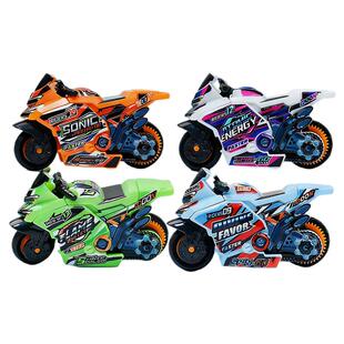 飕狗摩托车神威勇士全套轨道赛道套装搜狗儿童新款玩具车男孩玩具