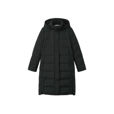 艾高女士羽绒服鹅绒长款防风