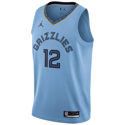 Jordan灰熊队莫兰特12号篮球服