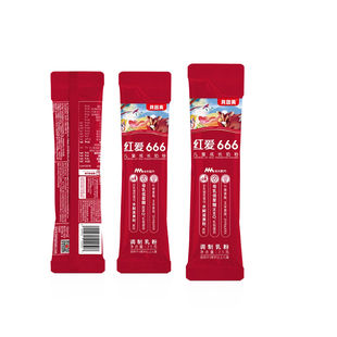 老爸抽检贝因美红爱666儿童成长奶粉25g*3条试用装便携式