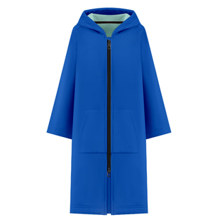 儿童成人游泳训练保暖袍速干浴袍起水斗篷吸水浴巾开衫冬天外披衣