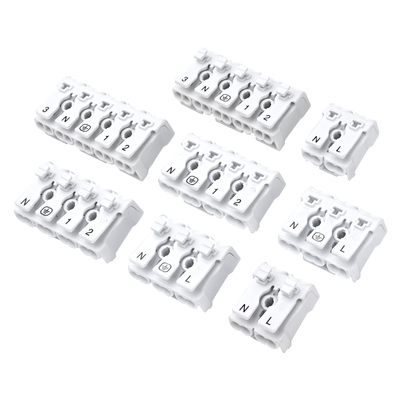 快速固定灯具建筑带按钮接线端子