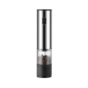 电动胡椒研磨器现磨黑胡椒粒花椒家用厨房调料白胡椒粉海盐研磨瓶