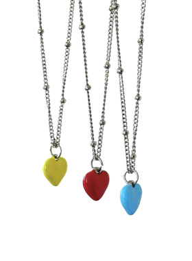 Komeiku夏日多巴胺爱心项链