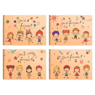 a4图画本儿童画画本幼儿园空白加厚画本绘画本小学生涂鸦本涂色本美术本宝宝油画棒彩铅纸大本子男童手绘画纸