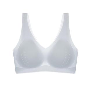 纯珂斯尼美背内衣女薄款透气洞洞杯简约裸感无痕固定杯少女背心式