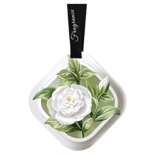 高级栀子花衣柜香薰衣橱石膏香片家用卧室内持久桂花高级香氛挂件