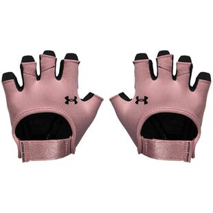 【自营】UNDER ARMOUR 安德玛女粉色手套训练健身骑行1377798-697