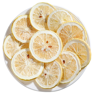 金桔片冻干柠檬片泡水喝