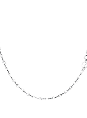 999足银项链亮片设计时尚百搭潮