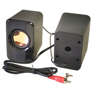 包邮2.1低音炮莲花口通用音响左右副音箱卫星箱高音喇叭无源音箱