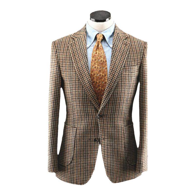 英伦复古harristweed修身男西服