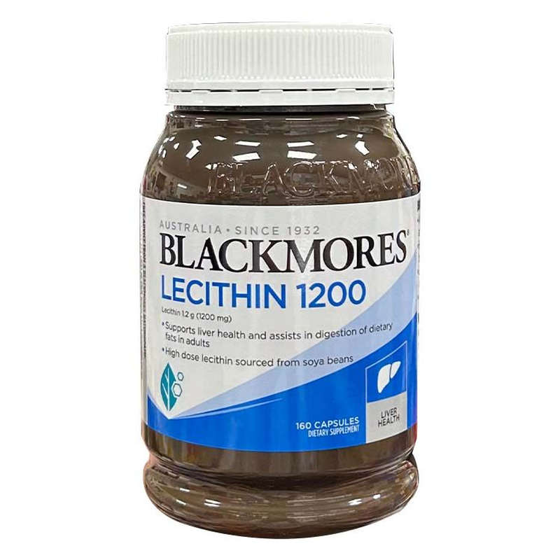 澳洲新西兰Blackmores 澳佳宝大豆卵磷脂胶囊160粒1200mg高含量