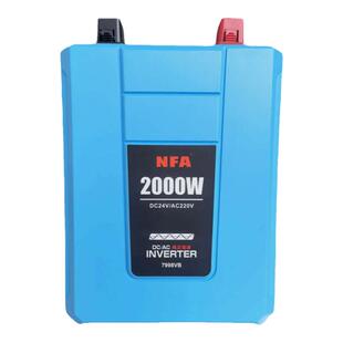 纯正弦波逆变器24V转220V卡车货车2000W大功率电源转换器纽福克斯
