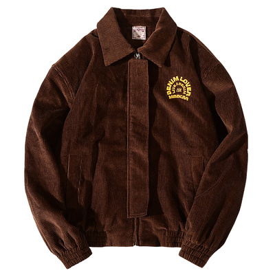 MBBCAR窄幅灯芯绒飞行夹克外套