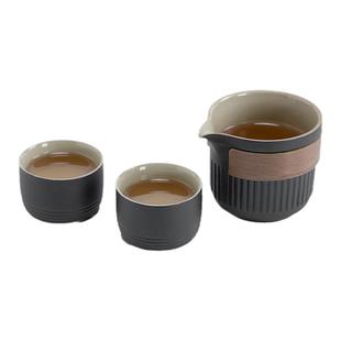 南山先生 枯山水黑陶品茗杯陶瓷小茶杯泡茶个人杯主人杯功夫茶具