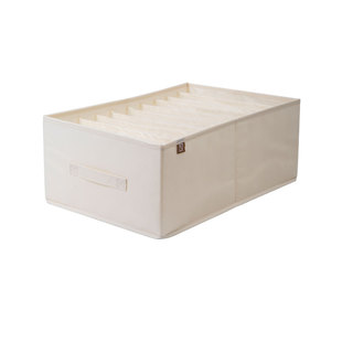 衣柜衣物分层收纳箱衣服毛衣裤子整理神器布艺深柜抽屉收纳盒加深