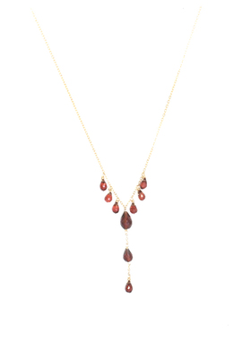 巴洛克项链三合一草石榴石