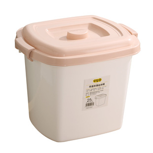 厨房米桶塑料装米缸带盖防虫防潮密封储米桶面粉储存箱杂粮收纳箱