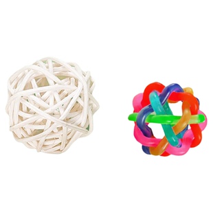 宠尚天虎皮鹦鹉藤球啃咬玩具磨牙觅食训练益智互动玄风牡丹鸟用品