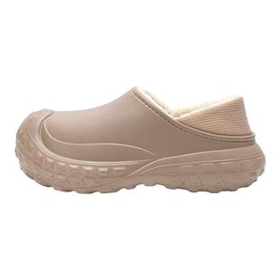 eva防水棉拖鞋男士2026新款冬季一脚蹬防臭防滑加绒包跟棉鞋外穿