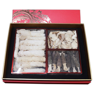 野生菌菌菇干货礼盒山珍礼品蘑菇大礼包云南羊肚菌松茸竹荪菌礼盒