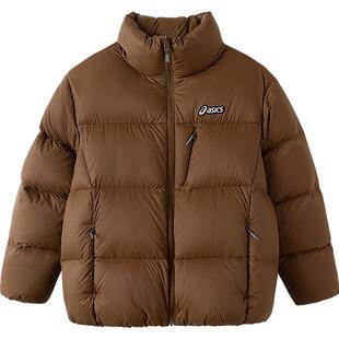 ASICS/亚瑟士童装25年冬季男女童短款泡芙面包服轻量蓬松羽绒服