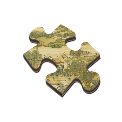 木质清明上河图解压礼物儿童益智