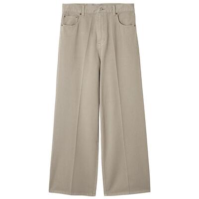 Mila Owen秋冬百搭时尚低腰直筒阔腿牛仔裤09WFP254004