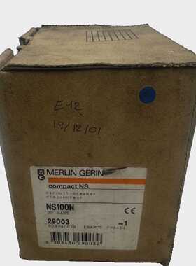 Merlin Gerin NS100N 3P Base 29003 CircuitBreaker