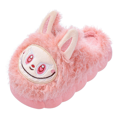 儿童室内家居棉拖鞋防滑中大童
