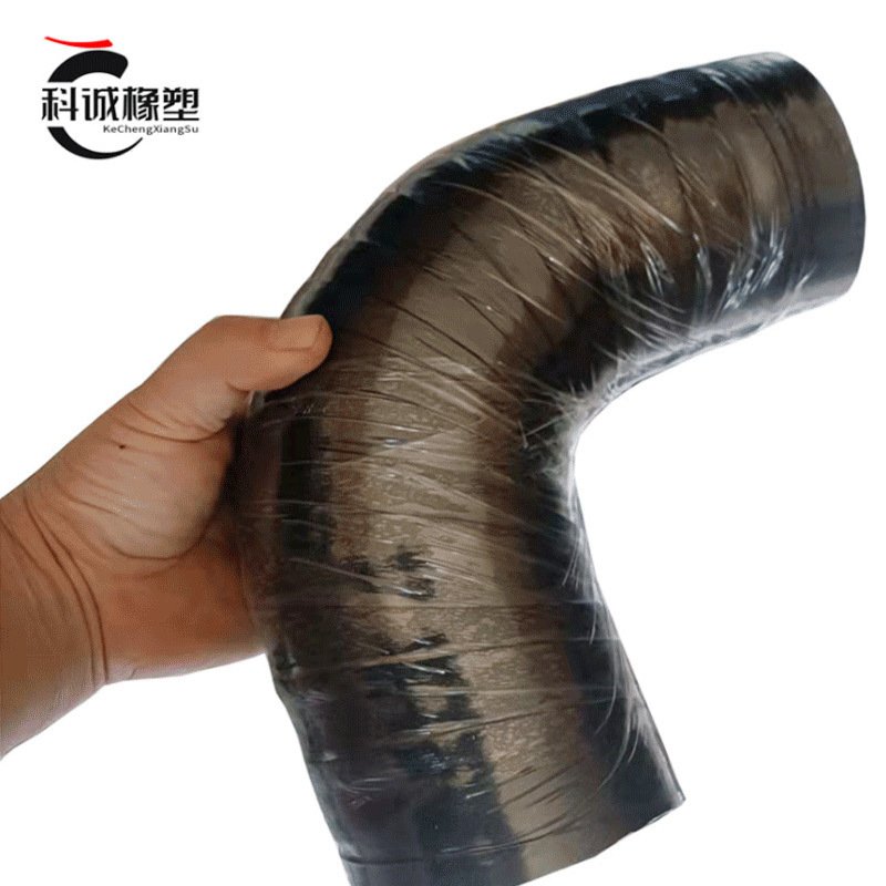 承插式橡胶弯管 异型夹布橡胶弯头胶管 橡胶异形软管